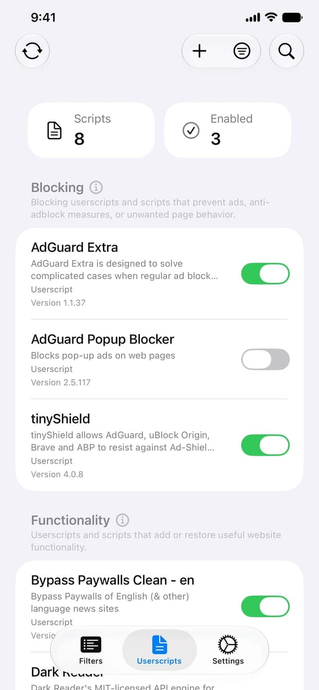 wBlock screenshot 2