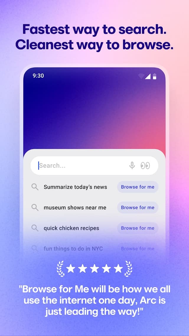 Arc Browser screenshot 1