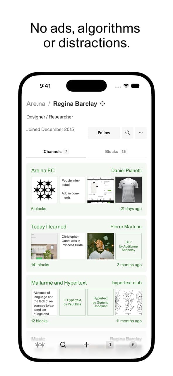 Are.na screenshot 2
