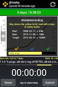 Beeminder screenshot 3