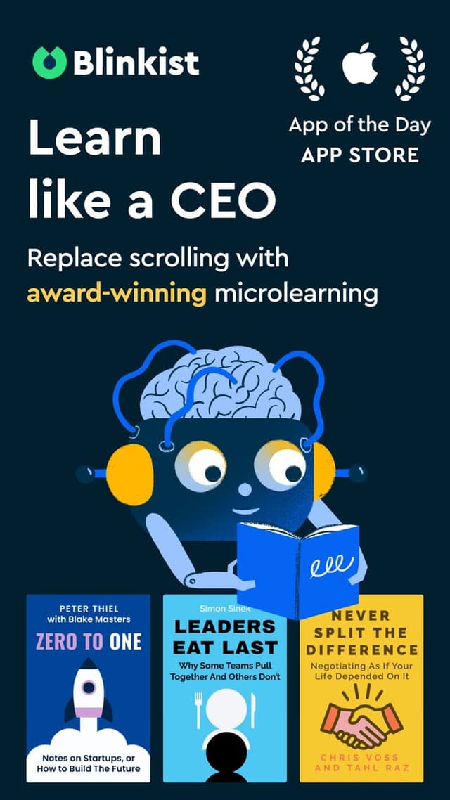 Blinkist screenshot 1