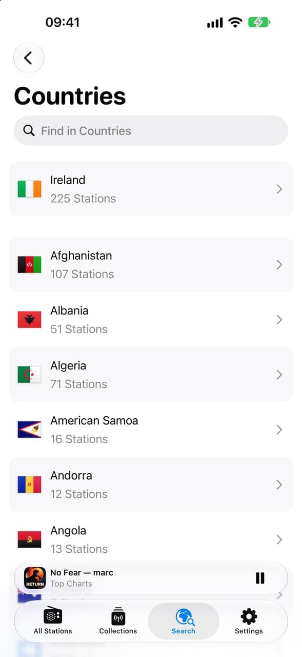 Broadcasts screenshot 4