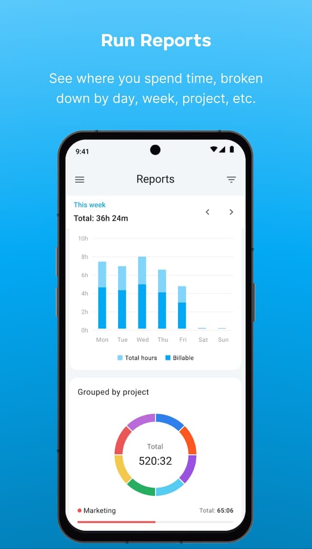 Clockify screenshot 3