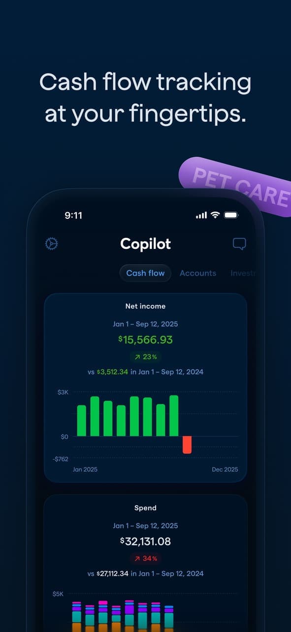 Copilot Money screenshot 2