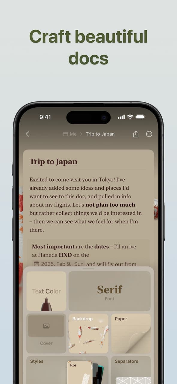 Craft Docs screenshot 4