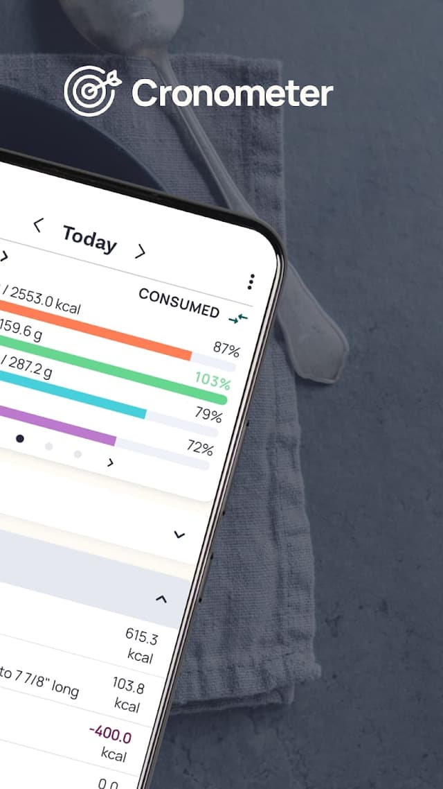 Cronometer screenshot 2