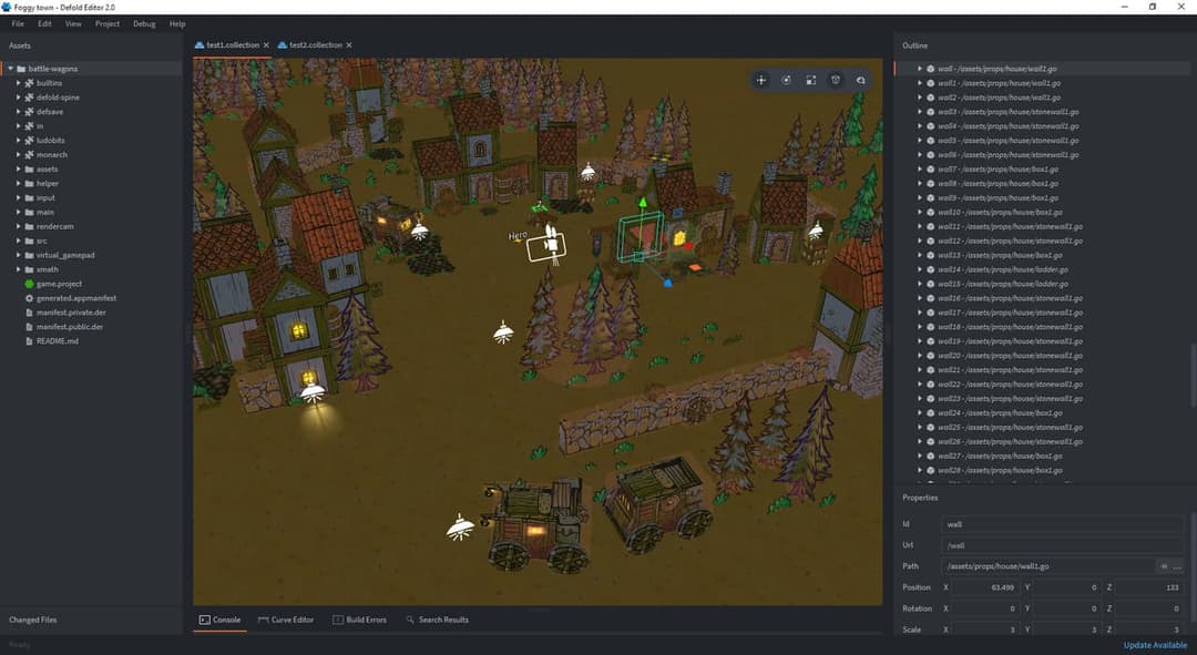 Defold screenshot 1