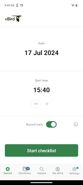 eBird screenshot 1