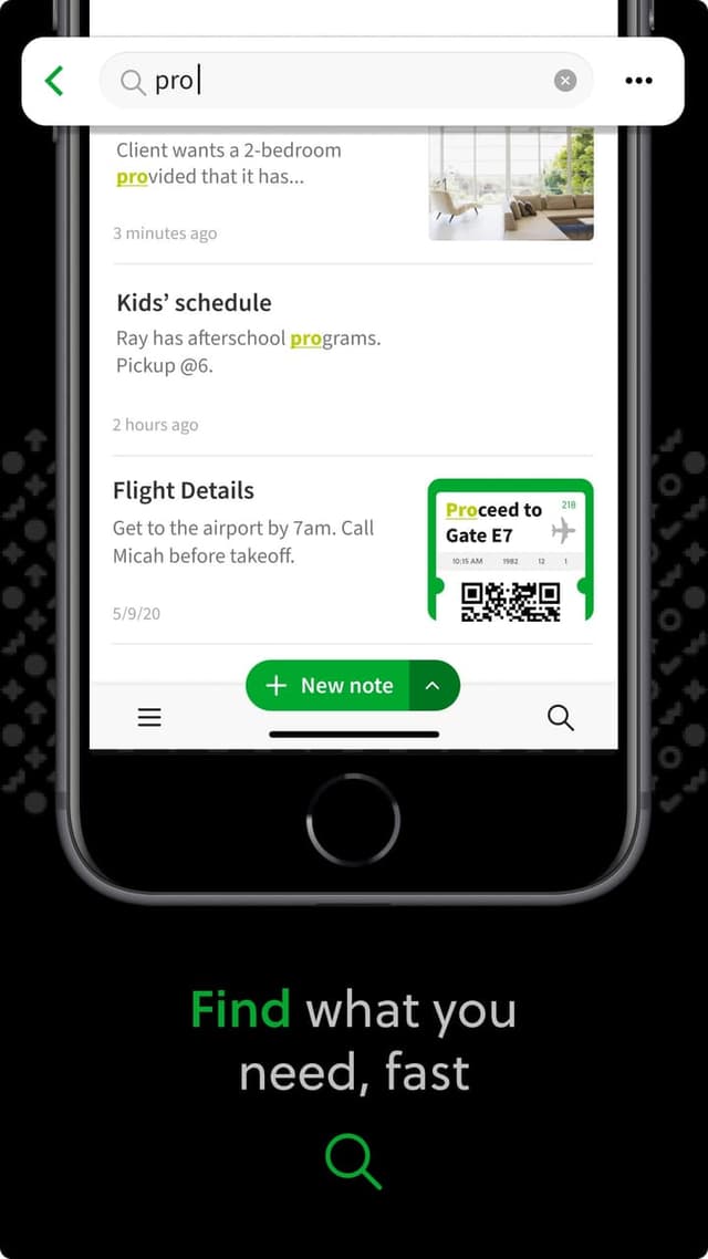 Evernote screenshot 3