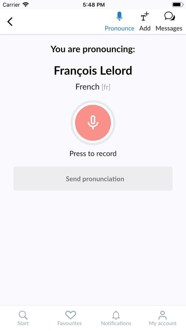 Forvo screenshot 4
