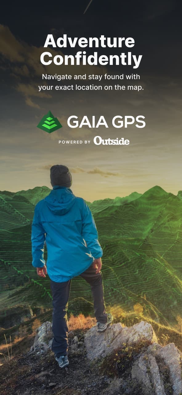 Gaia GPS screenshot 1