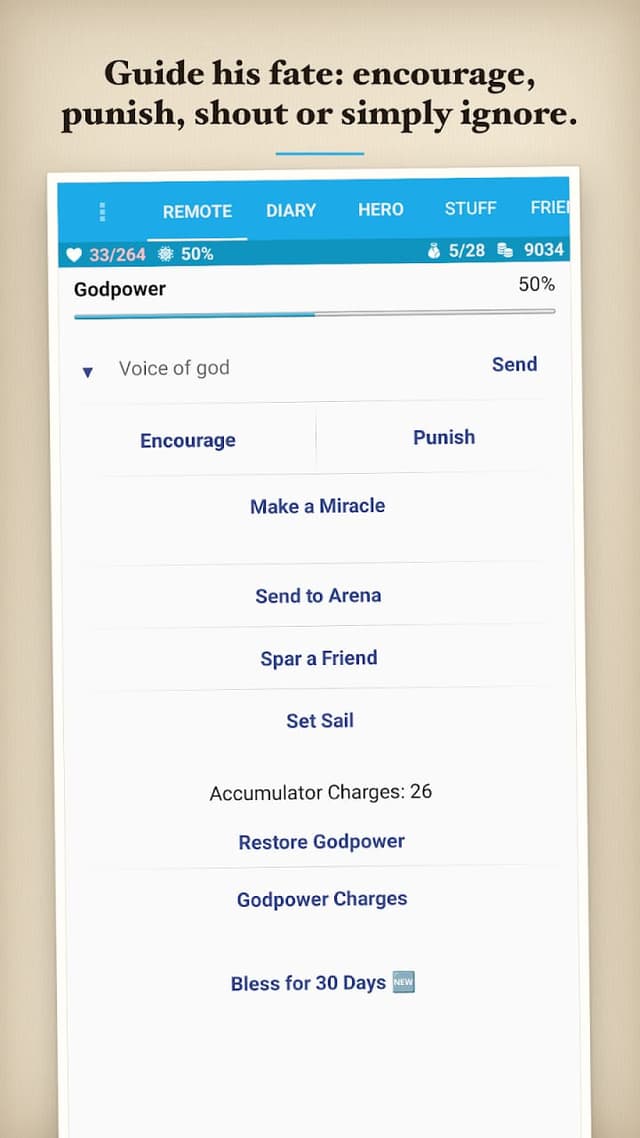 Godville screenshot 2