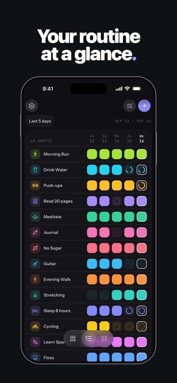 HabitKit screenshot 3
