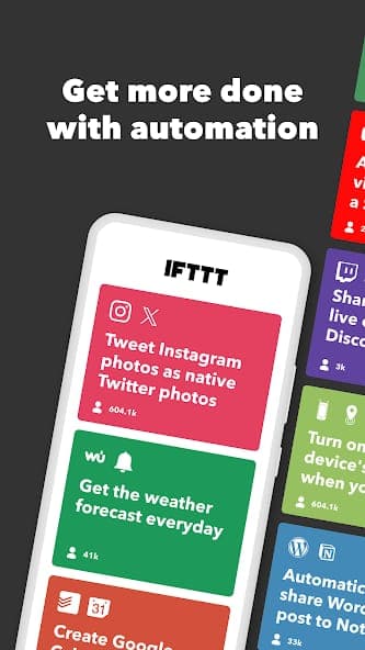 IFTTT screenshot 1