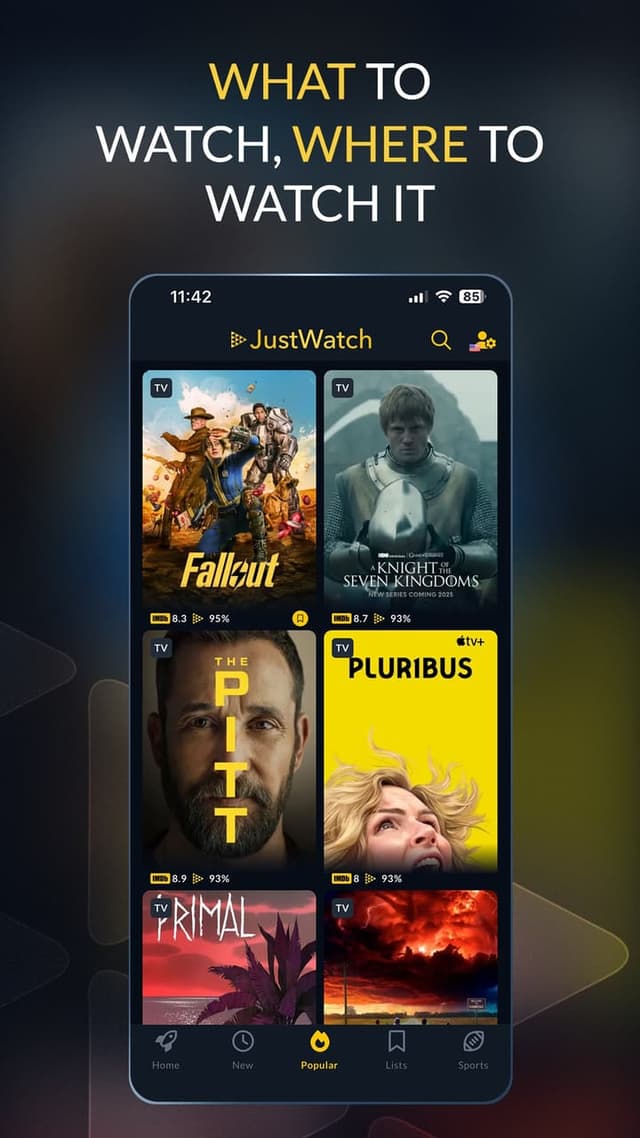 JustWatch screenshot 1