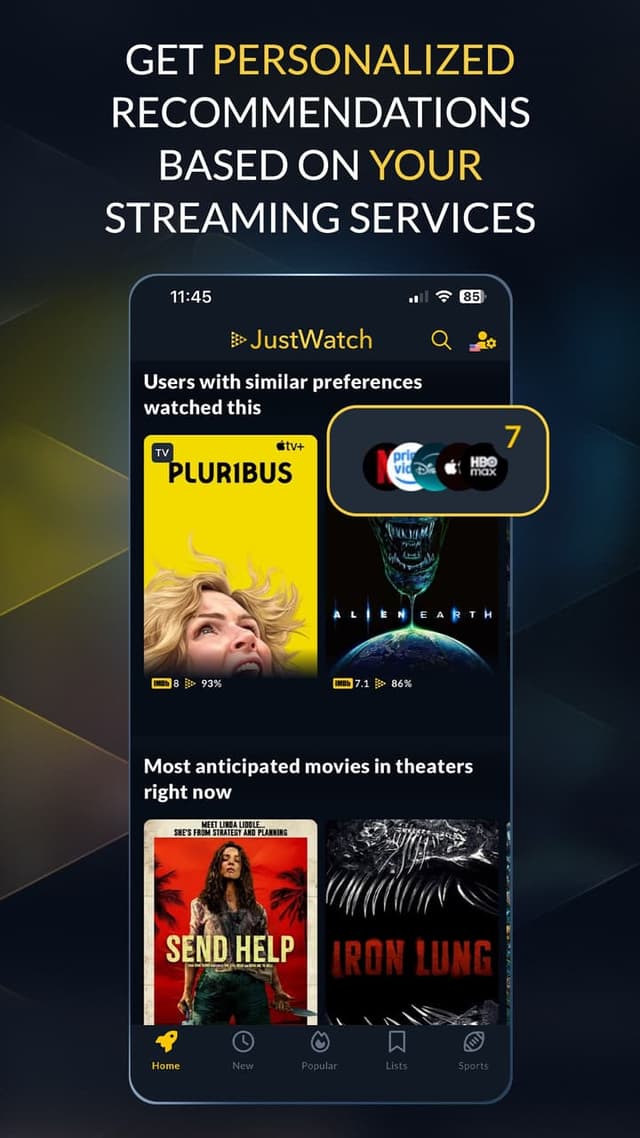 JustWatch screenshot 2
