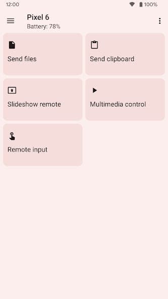 KDE Connect screenshot 1