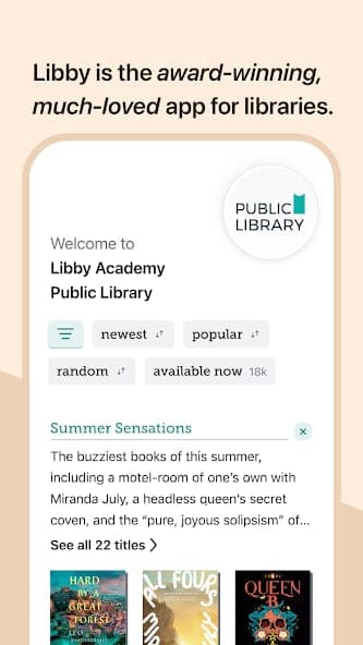 Libby, by OverDrive screenshot 2