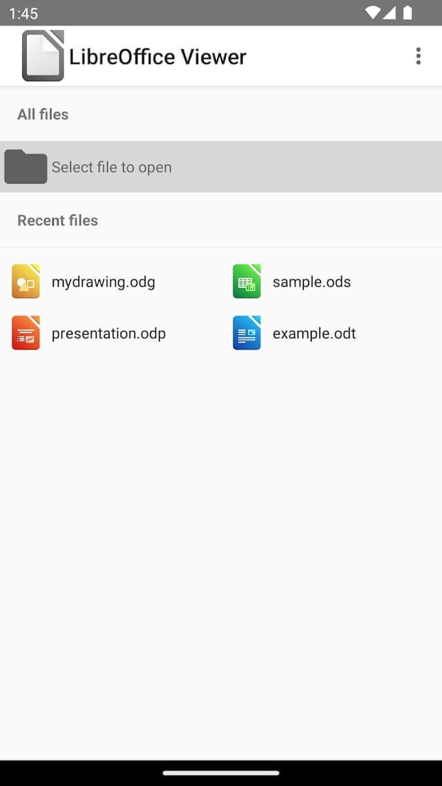 LibreOffice screenshot 1