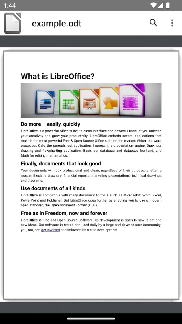 LibreOffice screenshot 2