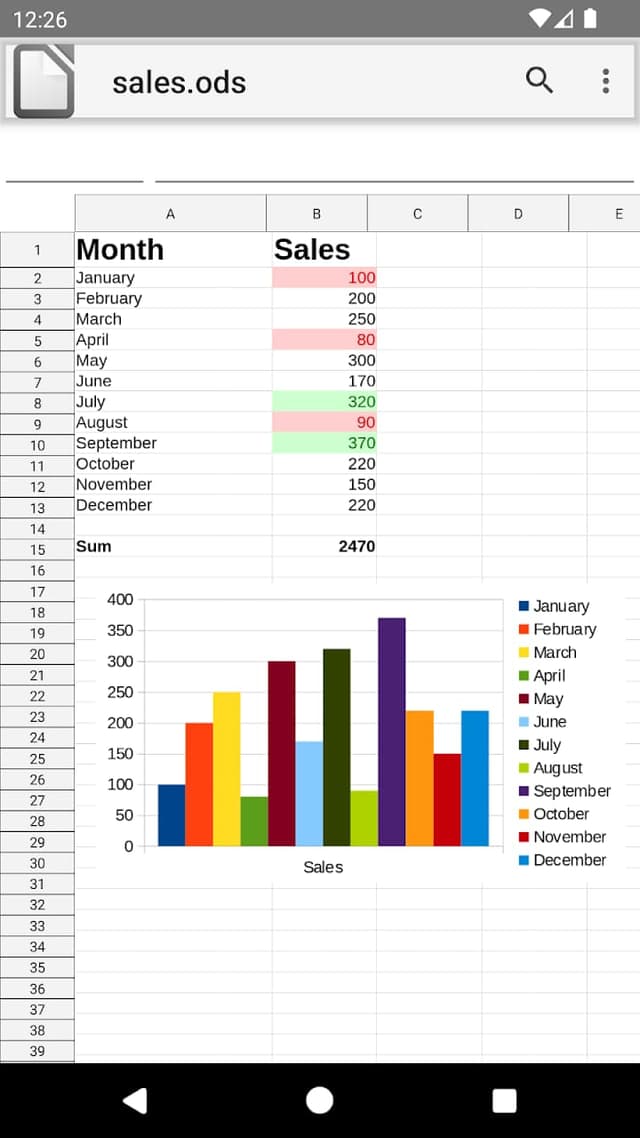 LibreOffice screenshot 3