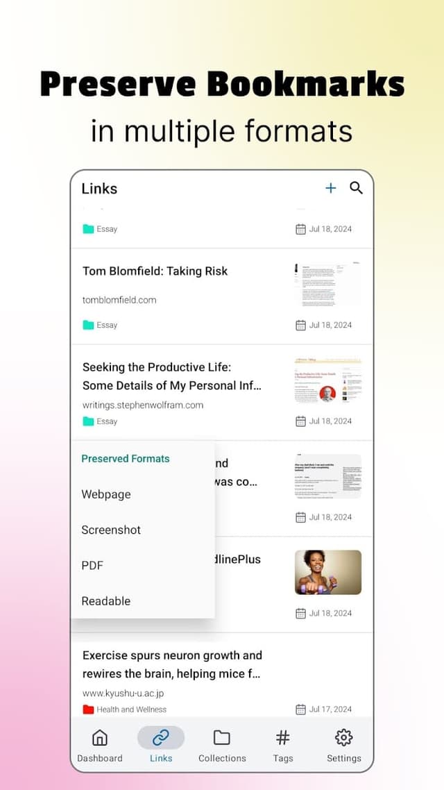 Linkwarden screenshot 2