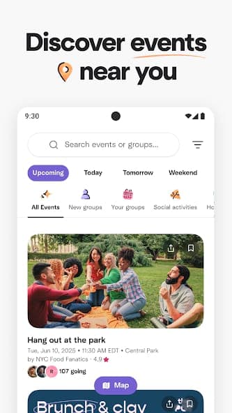 Meetup screenshot 2