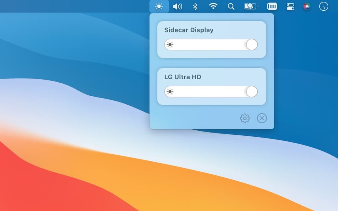 MonitorControl screenshot 1
