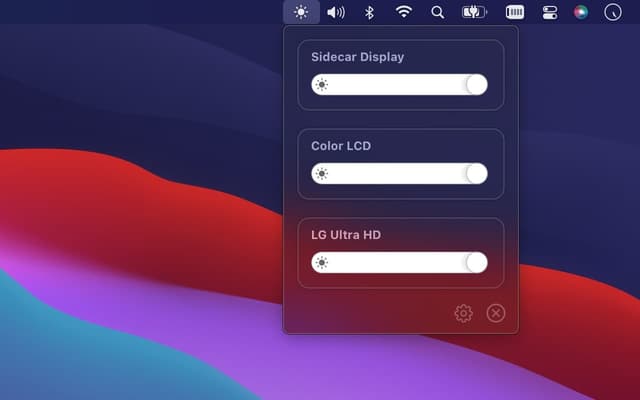 MonitorControl screenshot 2