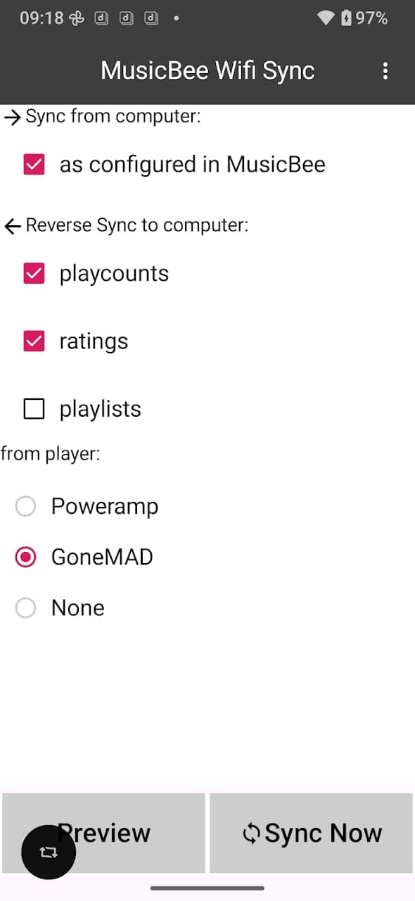 MusicBee screenshot 1