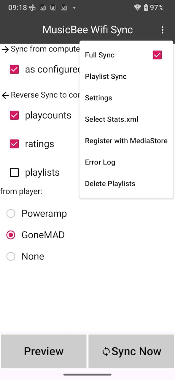 MusicBee screenshot 2