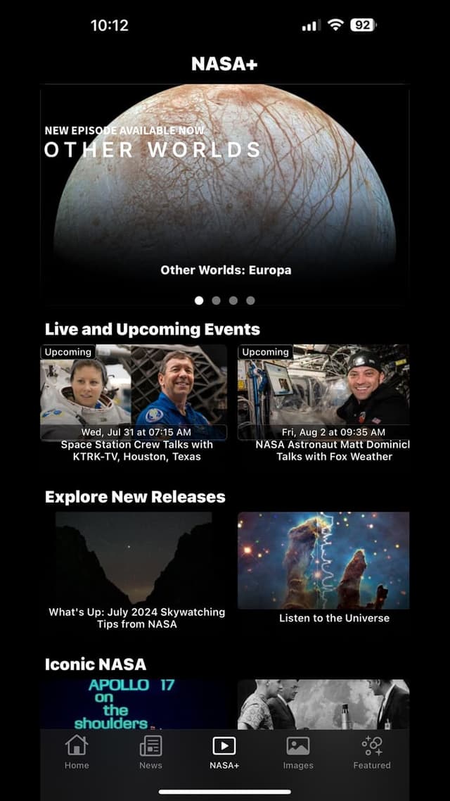 NASA screenshot 3