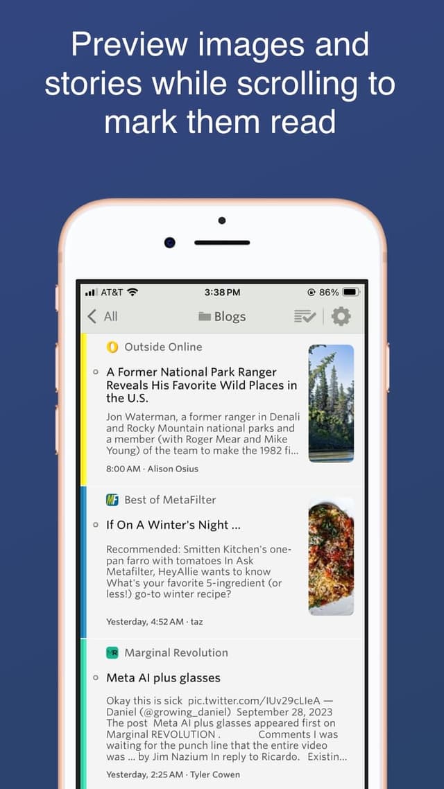 NewsBlur screenshot 3