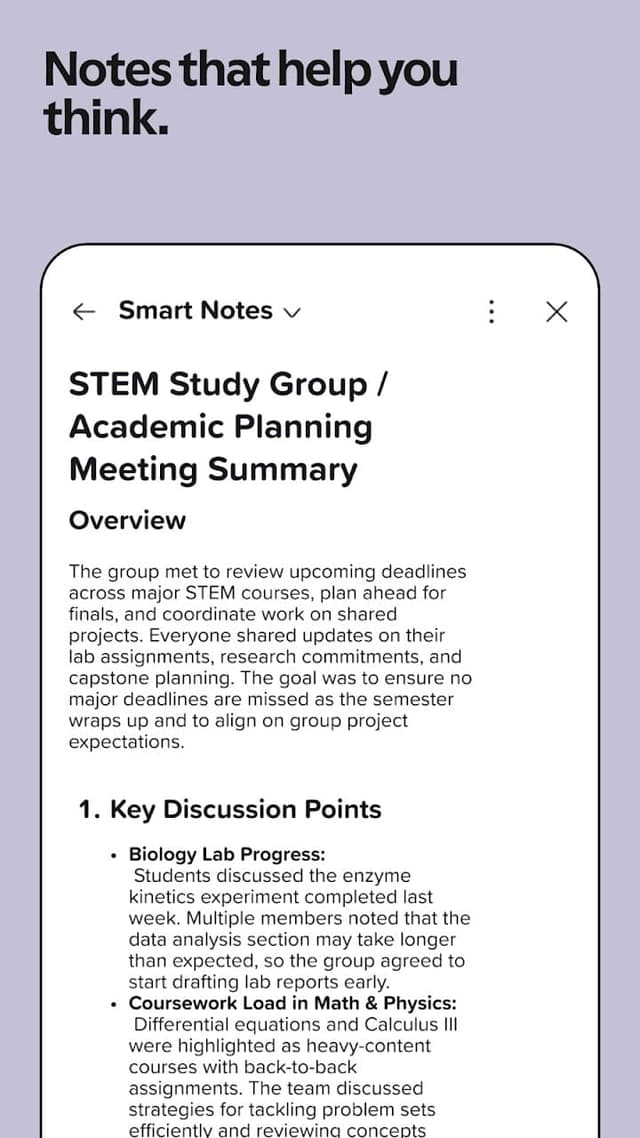 Notability screenshot 2