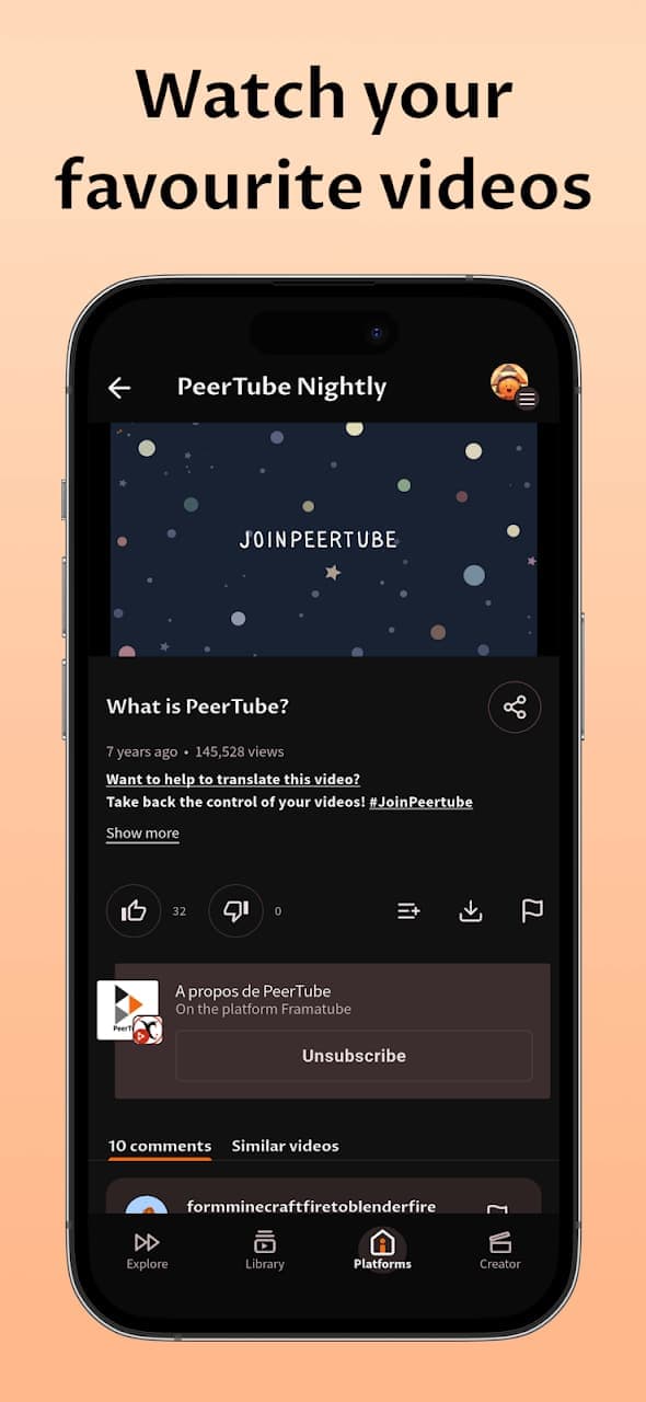 PeerTube screenshot 3