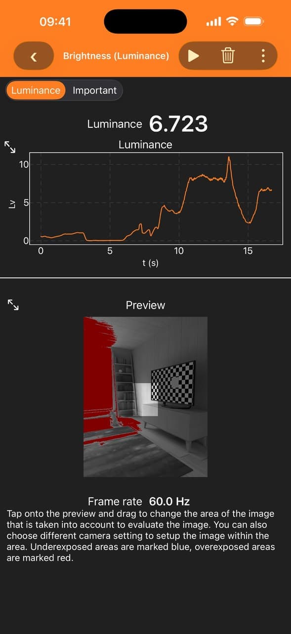 phyphox screenshot 3