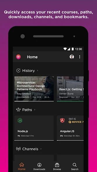 Pluralsight screenshot 1