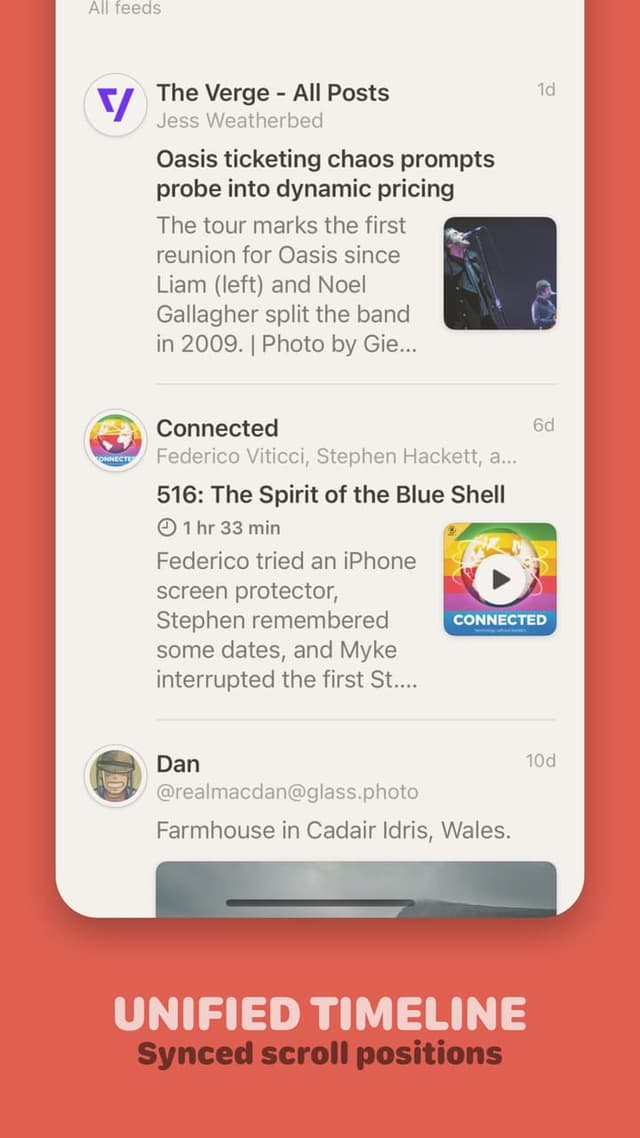 Reeder screenshot 2