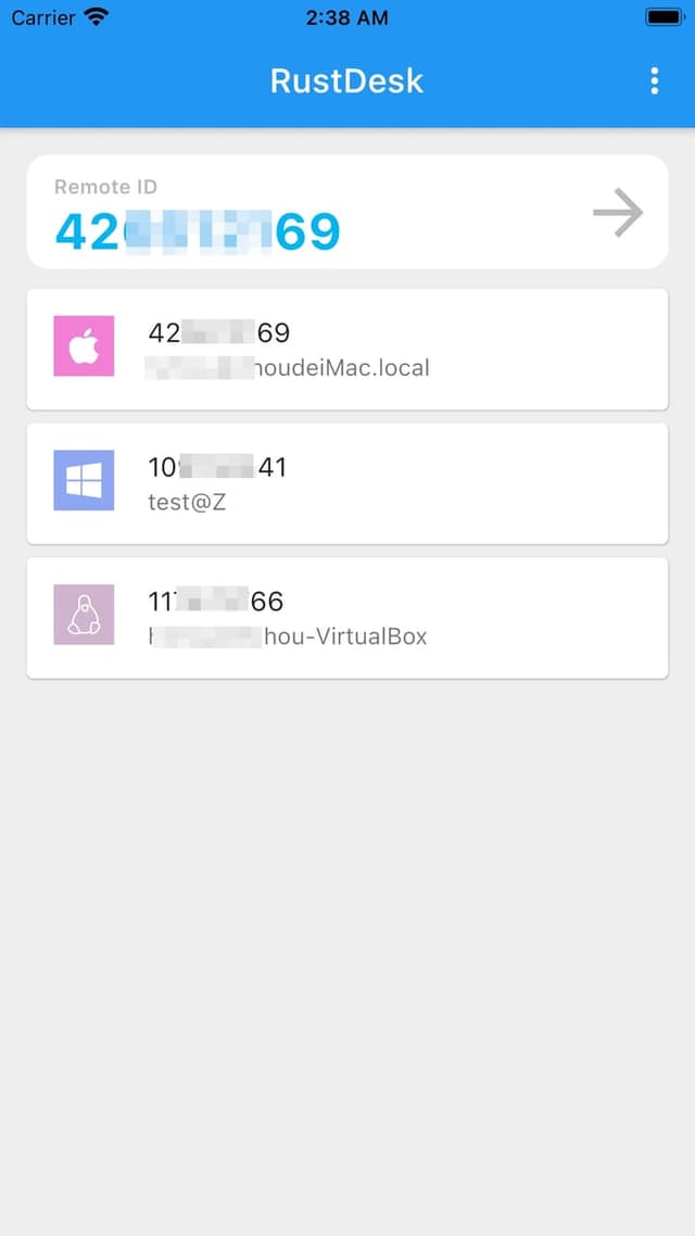 RustDesk screenshot 1