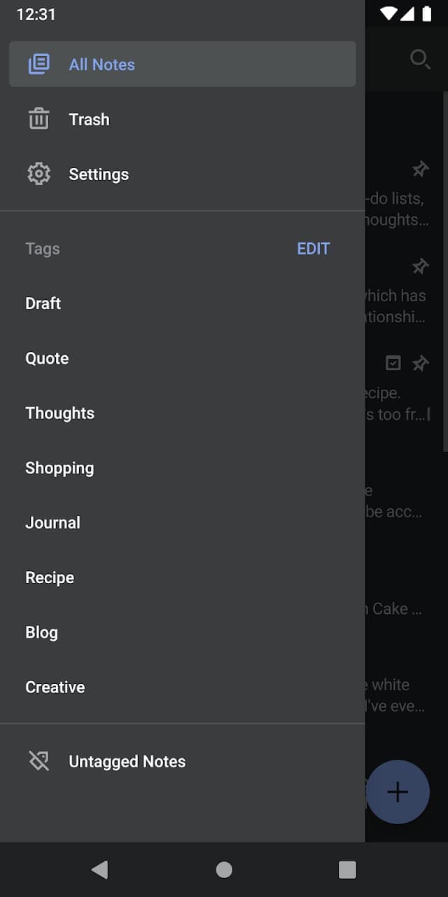 Simplenote screenshot 4