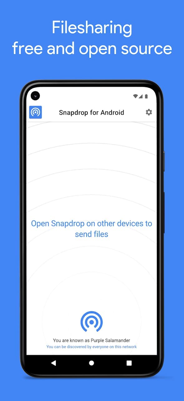 Snapdrop screenshot 1