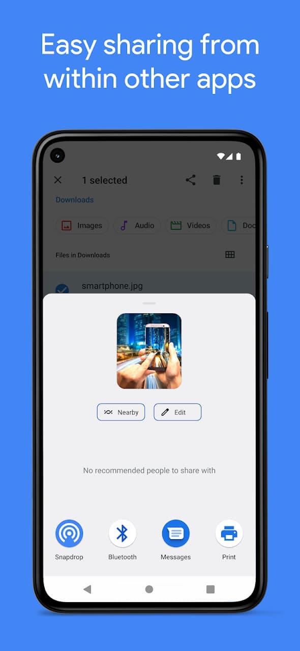 Snapdrop screenshot 2