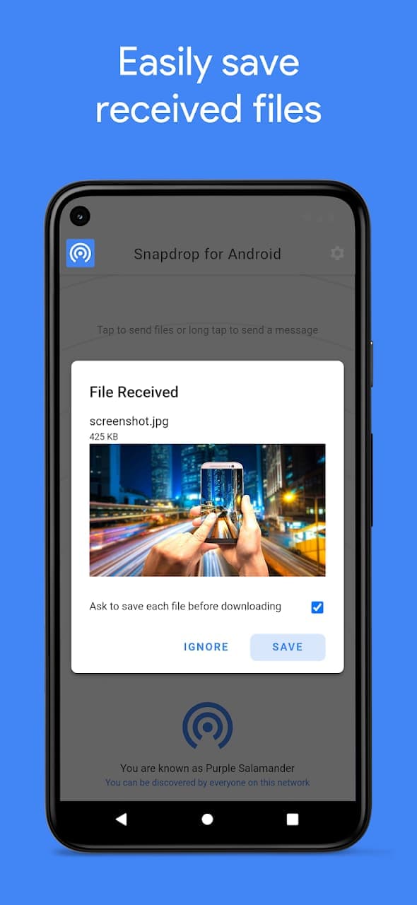 Snapdrop screenshot 4