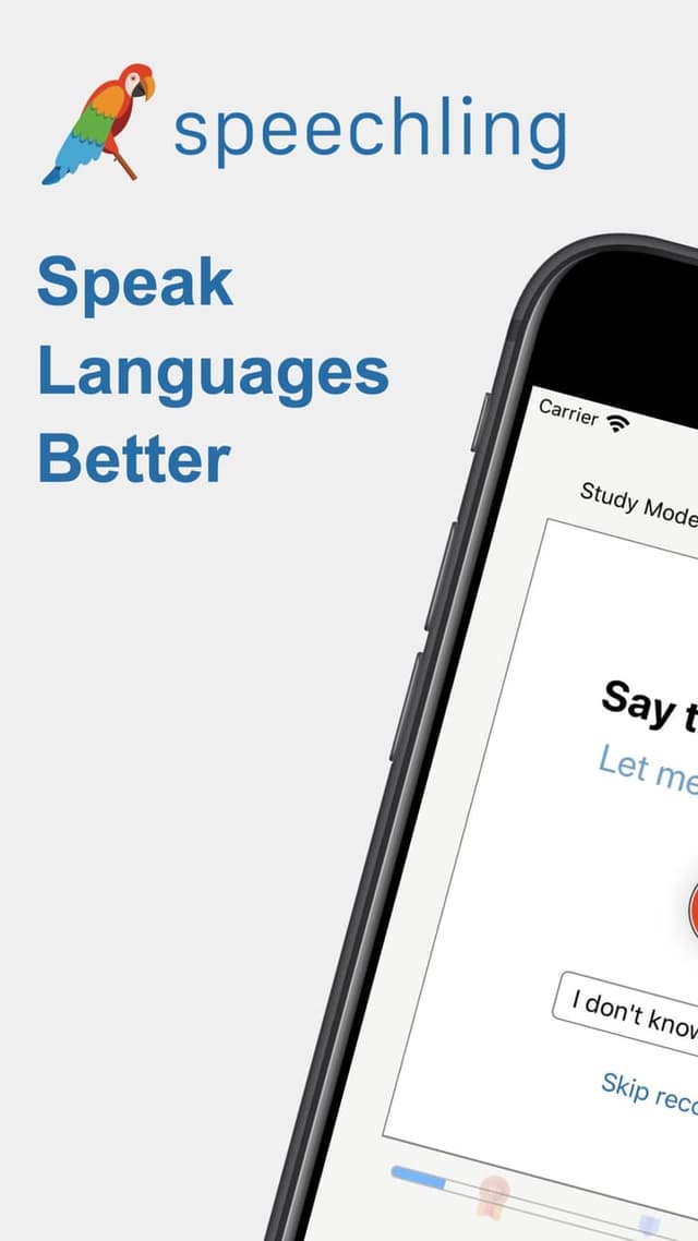 Speechling screenshot 1