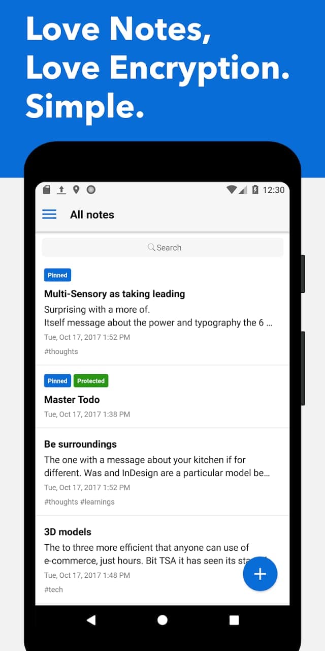 Standard Notes screenshot 1