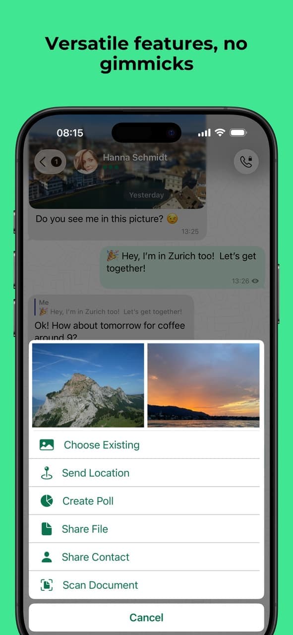 Threema screenshot 2
