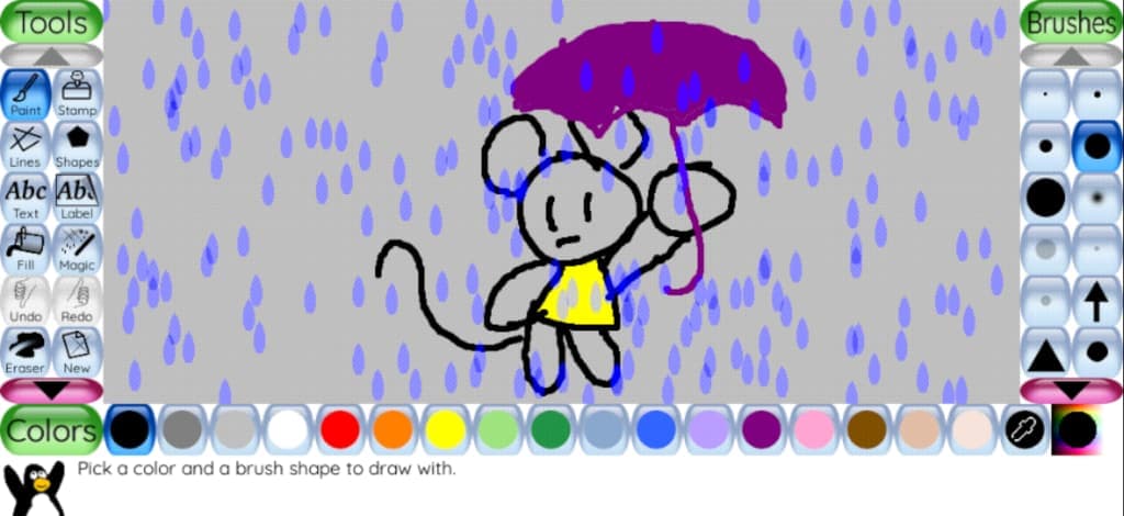 Tux Paint screenshot 1