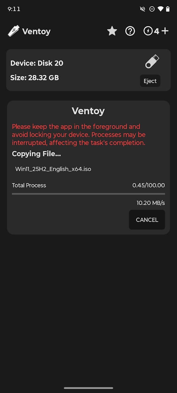Ventoy screenshot 3