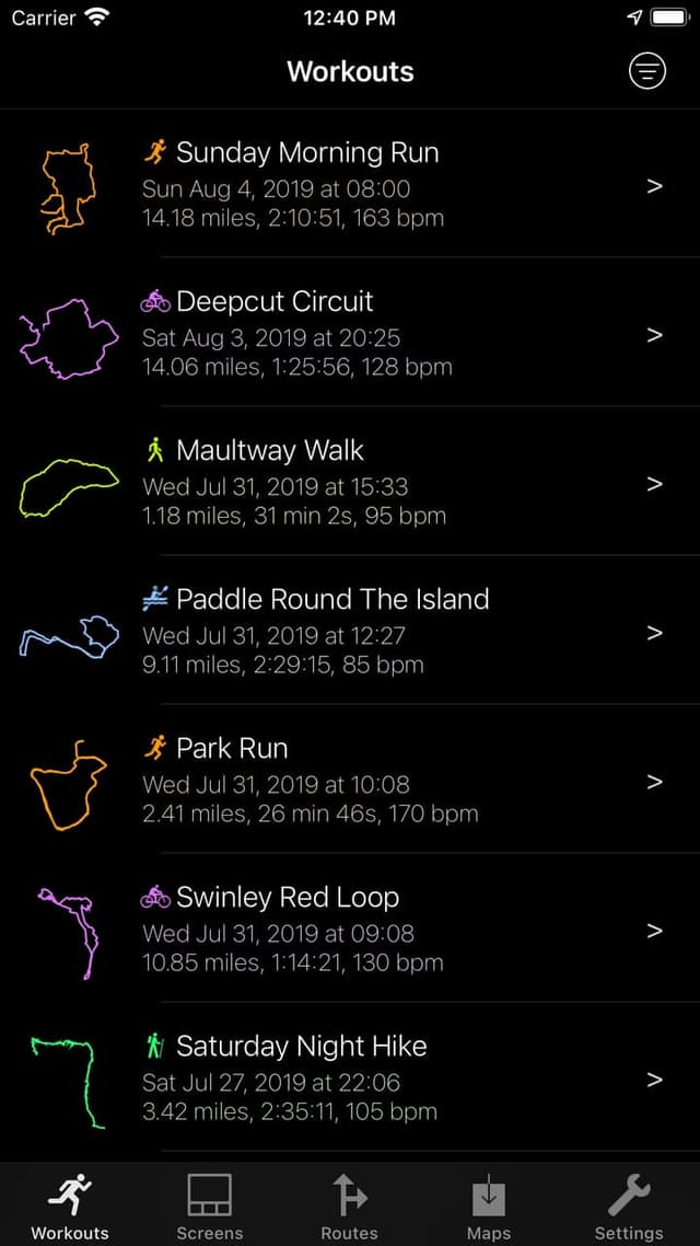 WorkOutDoors screenshot 3