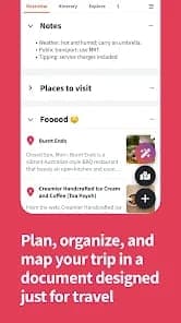 Wanderlog screenshot 2